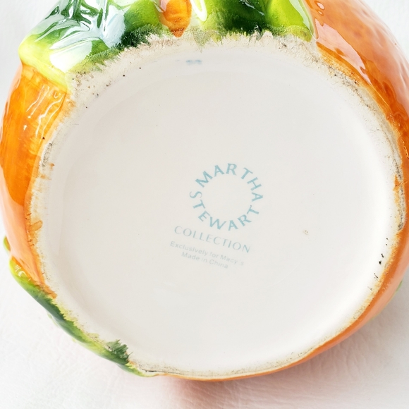 Martha Stewart Collection Orange Pitcher - Picture 5 of 8